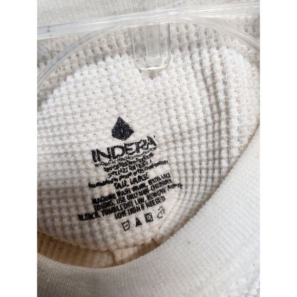 2 Of Indera Men'S Traditional Waffle Thermal Underwear Long Sleeve Shirt  B37 - Picture 7 of 11